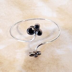 Taxco 925 Sterling Silver Open Cuff Bracelet